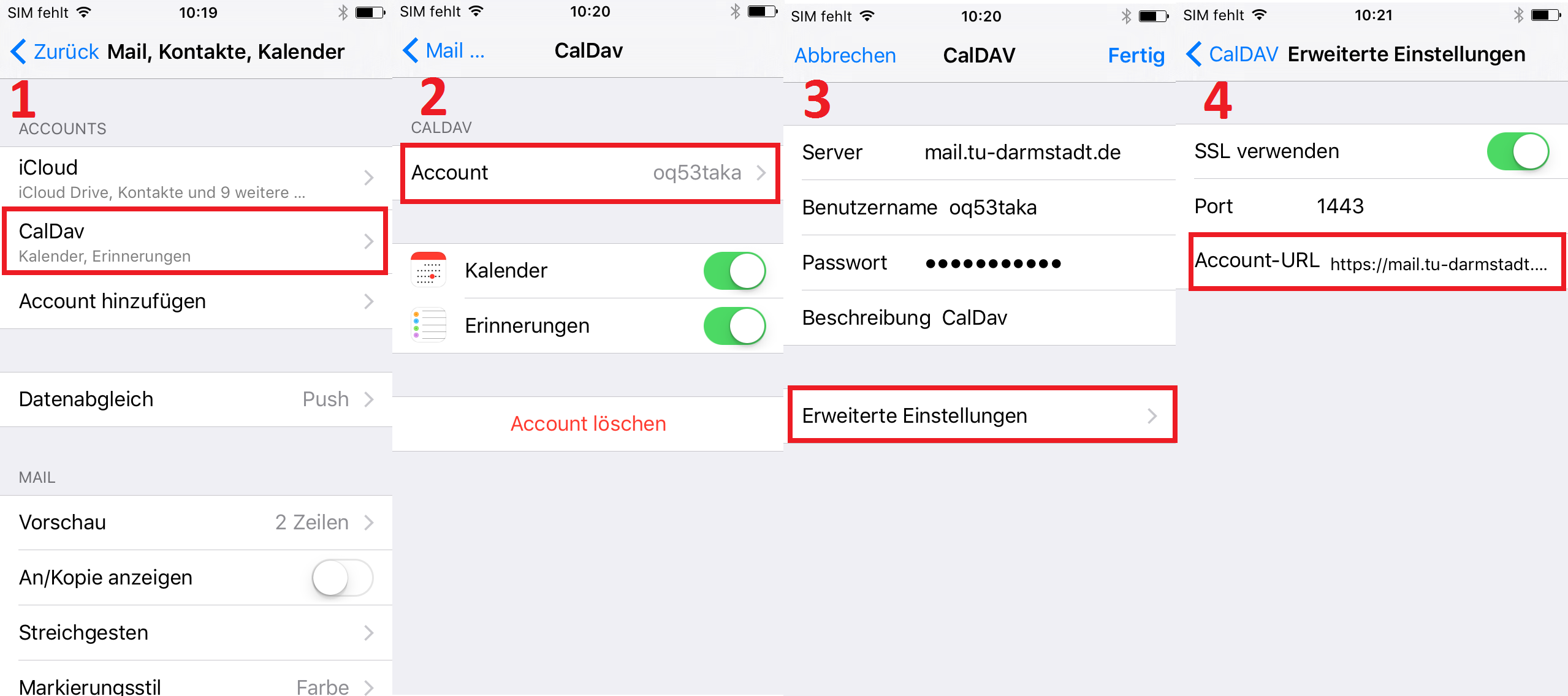 Freigegebene Kalender unter iOS mit CalDAV einrichten