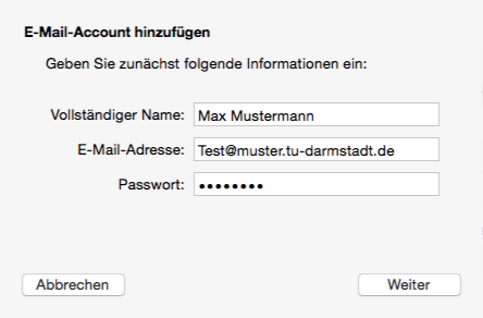 Account hinzufügen