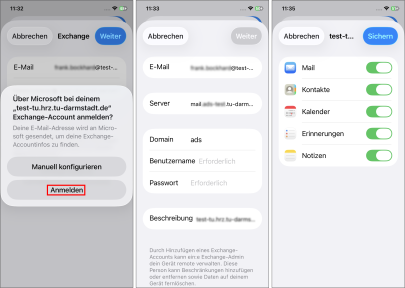 Postfach einrichten unter iOS