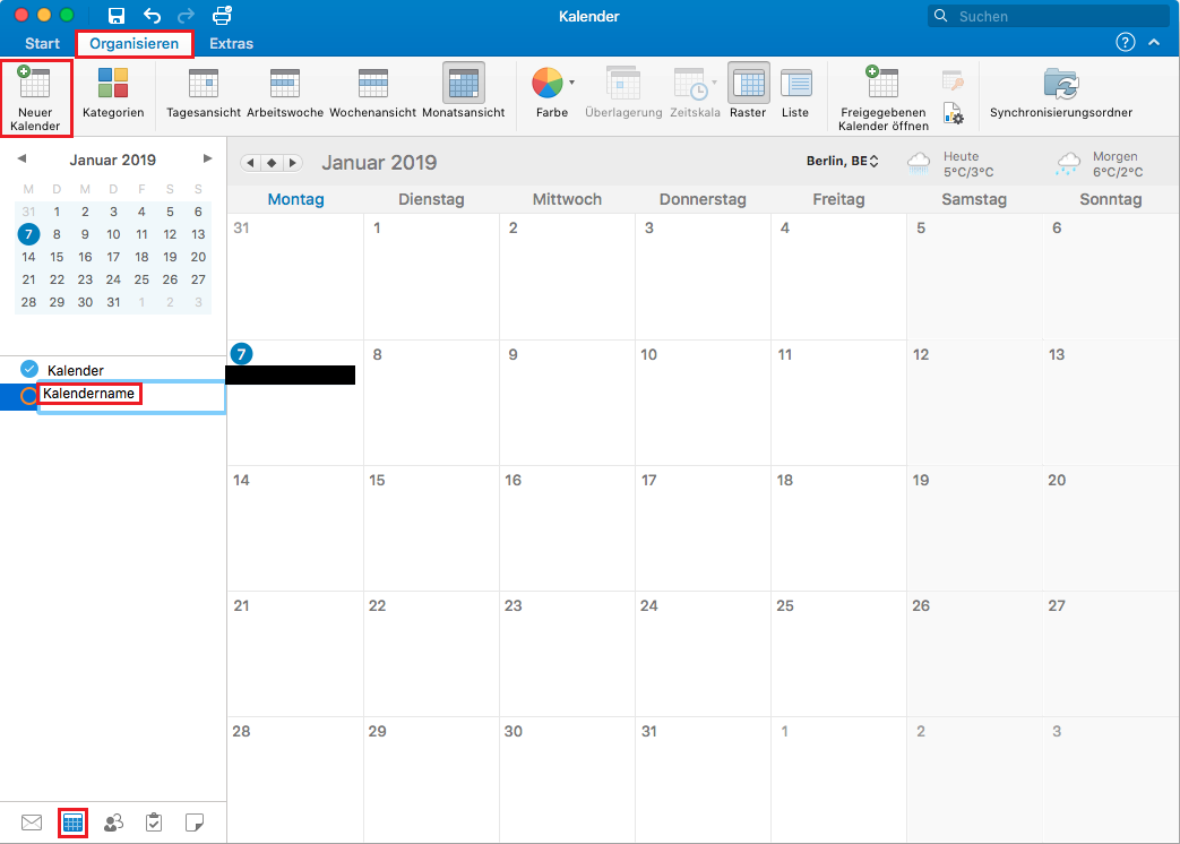 Kalender anlegen – Hochschulrechenzentrum – TU Darmstadt
