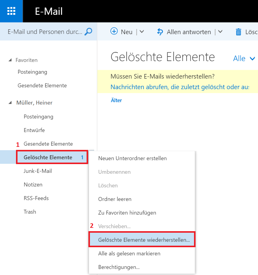 Gelöschtes Wiederherstellen Hochschulrechenzentrum Technische