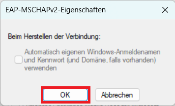 EAP Hinweismeldung