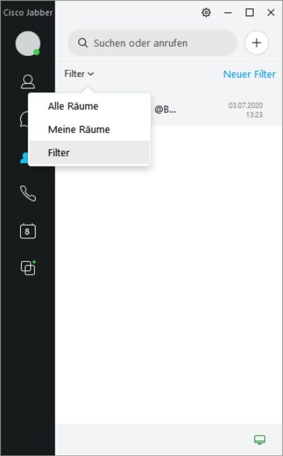 Filter für Jabber Gruppenchat