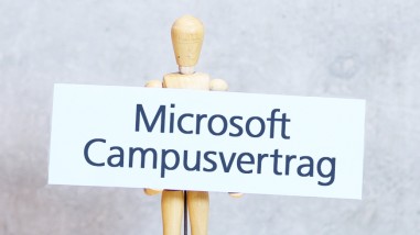 Info_Schild_Microsoft Campusvertrag