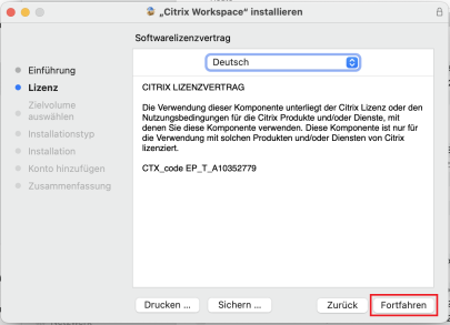 WDB_-_Workspace-App_macOS_-_Install_Lizenzinfo_-_Markierung_Fortfahren