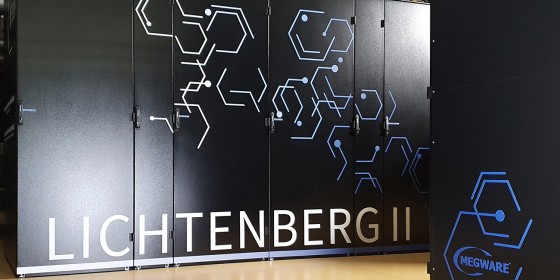 Lichtenberg II, Bühnenbild Startseite Hochleistungsrechnen